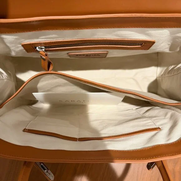 Sabatier 1947 BELLECOUR 617 SOLA HAVANA Cognac smooth leather - Picture 8 of 9